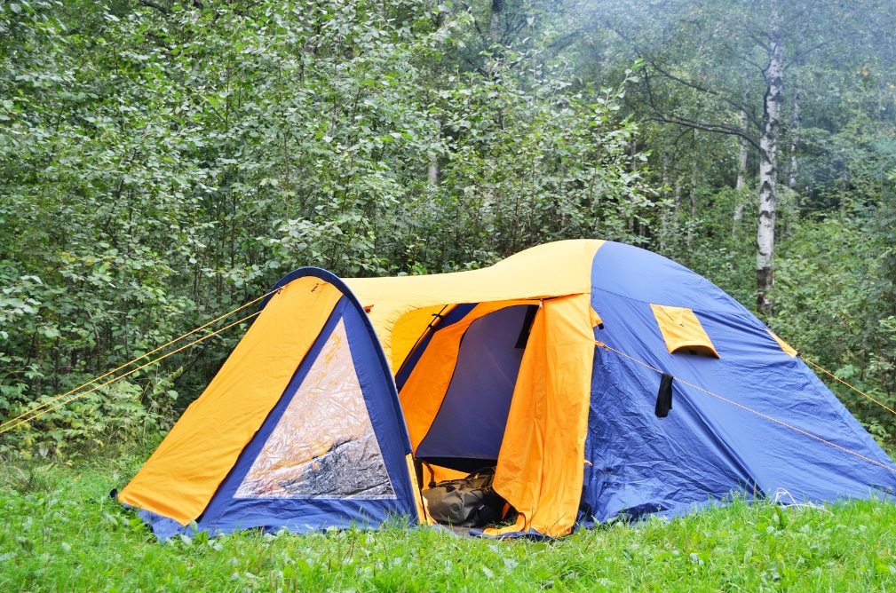 L Tent Layout